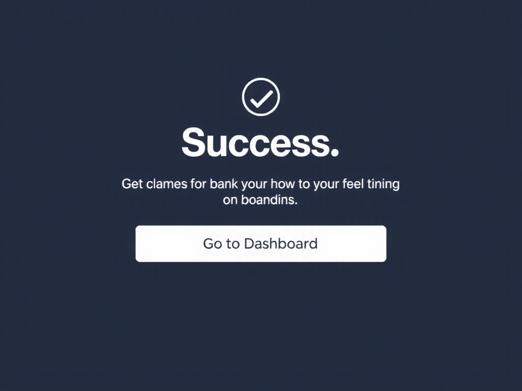 Onboarding Completion Screen